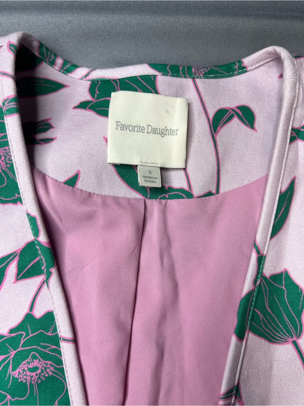 Favorite Daughter The Willow Floral Cotton Stretch Bolero Jacket Size Small